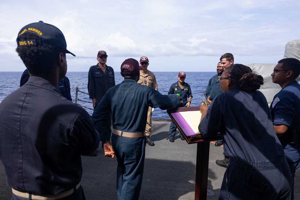 Curtis Wilbur Conduct Anti-Terrorism Drill