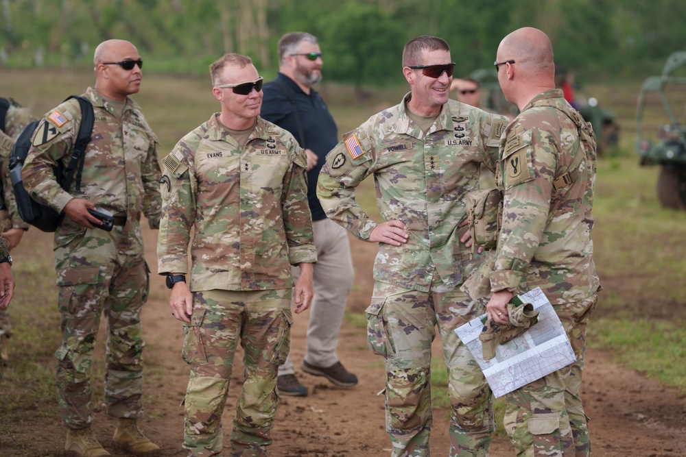 JPMRC-X / Lt. Gen. Vowell Visits Training Objective