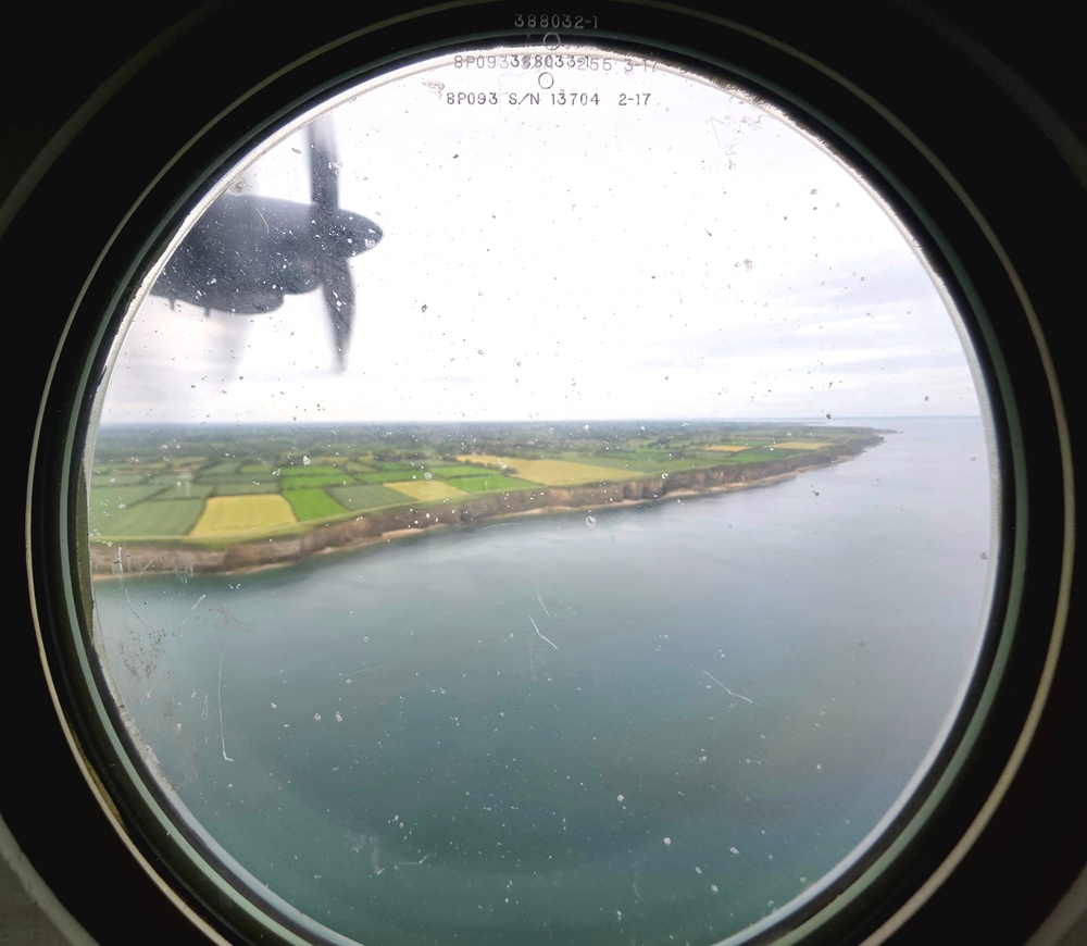 D-Day C-130 Media Flight