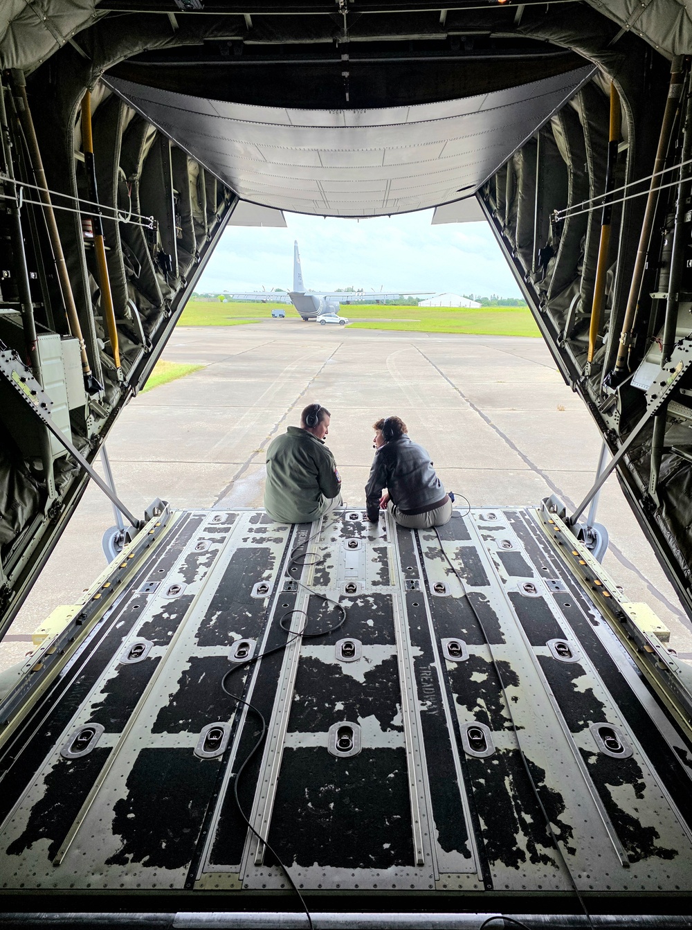 D-Day C-130 Media Flight
