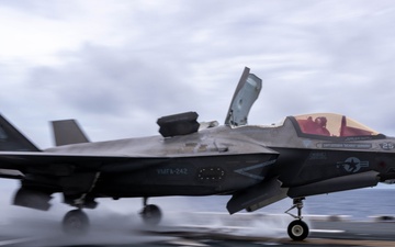 USS America (LHA 6) Conducts F-35 Flight Operations