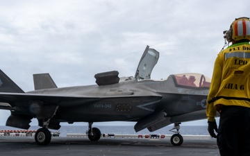 USS America (LHA 6) Conducts F-35 Flight Operations