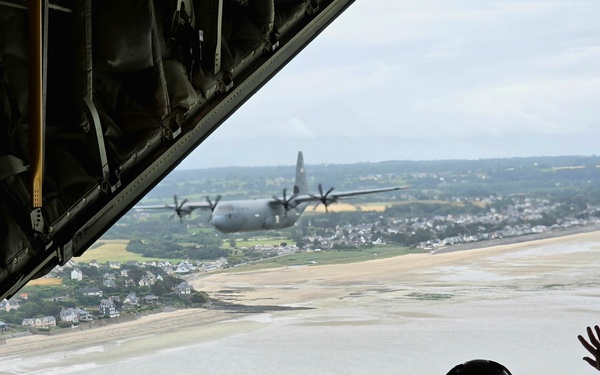 D-Day C-130 Media Flight