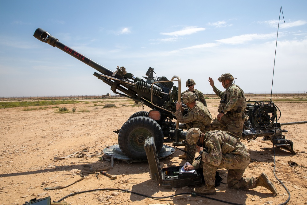 Coalition Forces Conduct Howitzer Sling-Load Operation