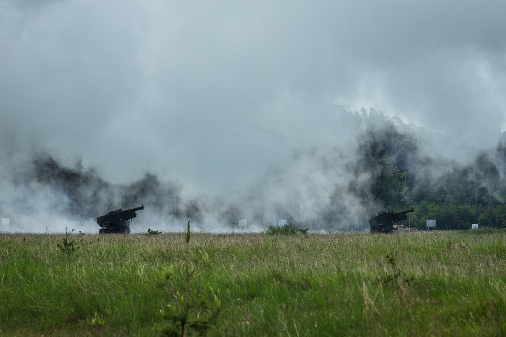 2/14 Marines Conduct Live Fire Exercise in Lithuania during BALTOPS 25