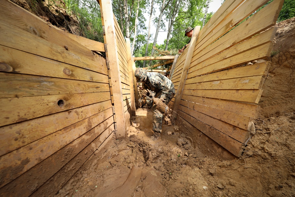 Trench Reinforcement Training - BALTOPS25