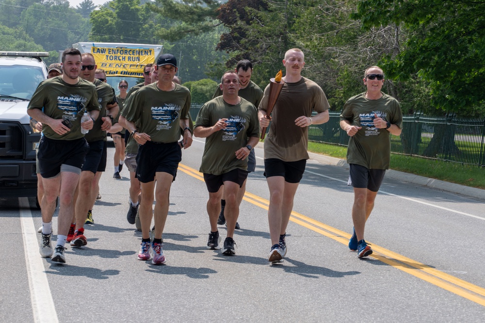 101st Security Forces Squadron Participates in 2025 Special Olympics Torch Run