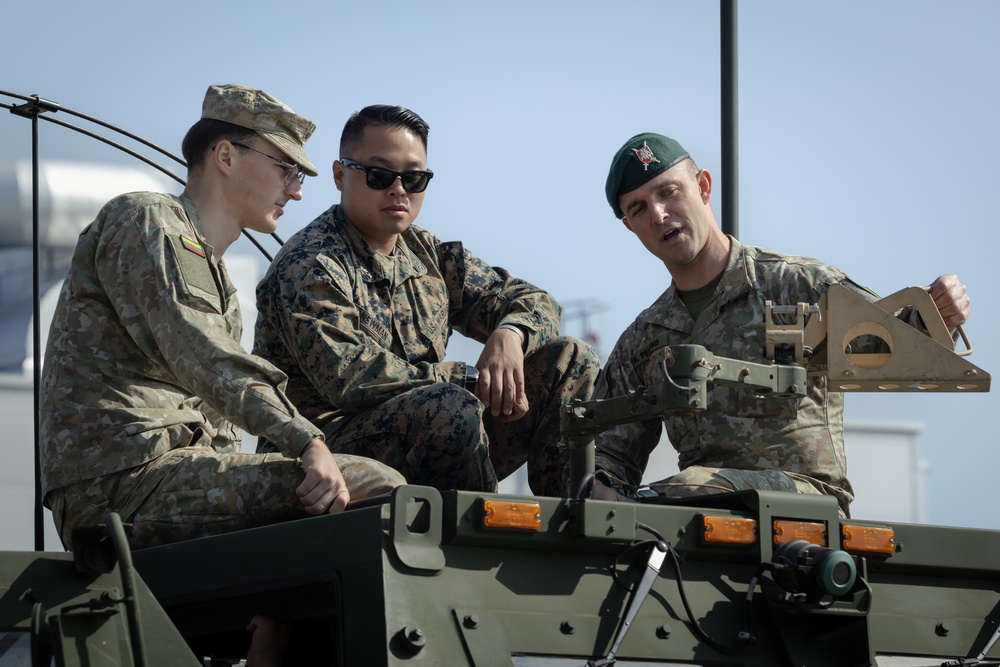 2/14 Marines Provide Lithuanian Artillerymen with HIMARS Capabilities during BALTOPS 25