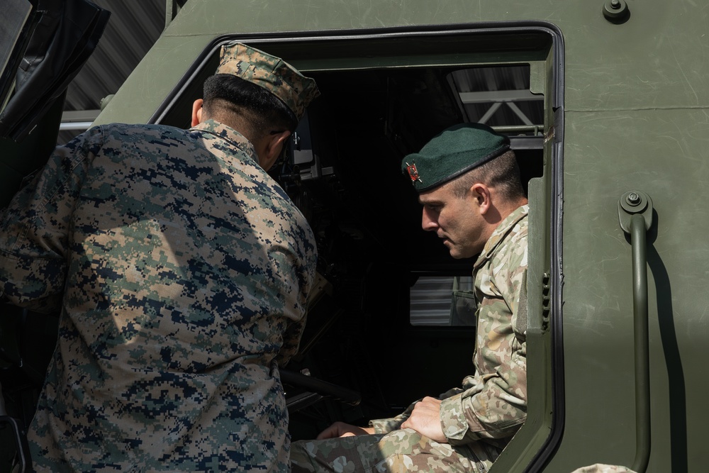 2/14 Marines Provide Lithuanian Artillerymen with HIMARS Capabilities during BALTOPS 25
