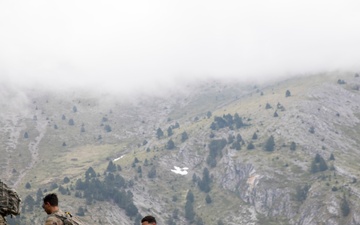 U.S. and Greek forces train on Mount Olympus during Immediate Response 25