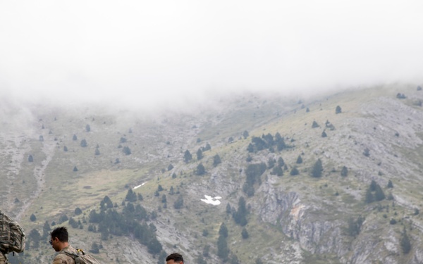 U.S. and Greek forces train on Mount Olympus during Immediate Response 25