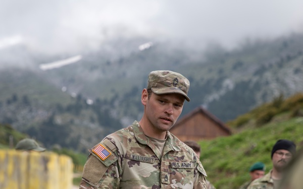 U.S. and Greek forces train on Mount Olympus during Immediate Response 25