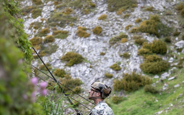U.S. and Greek forces train on Mount Olympus during Immediate Response 25