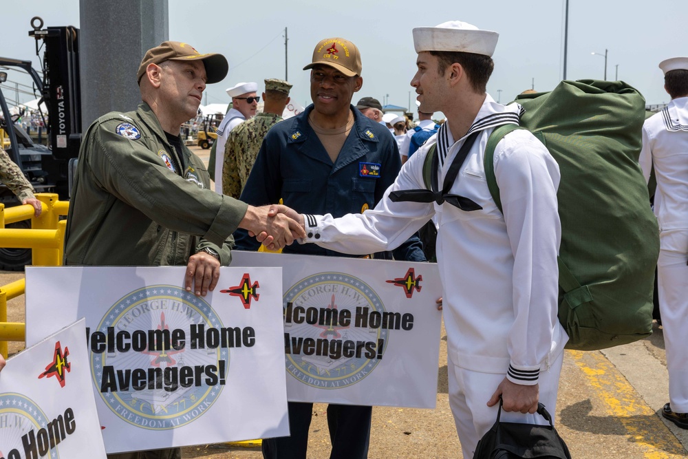 Daily Operations Aboard USS George H.W. Bush (CVN 77)