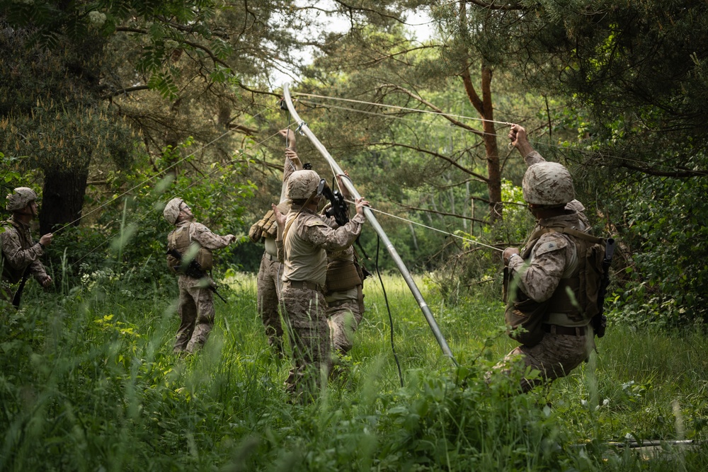 2/14 Marines Operate a Fire Direction Center in Lithuania during BALTOPS 25