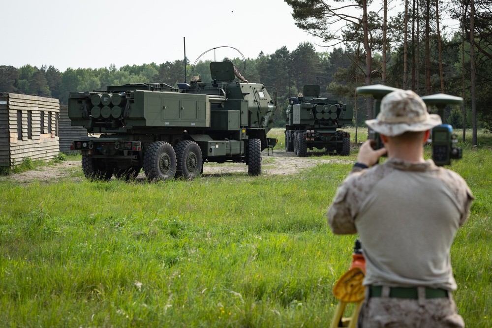 2/14 Marines Operate a Fire Direction Center in Lithuania during BALTOPS 25