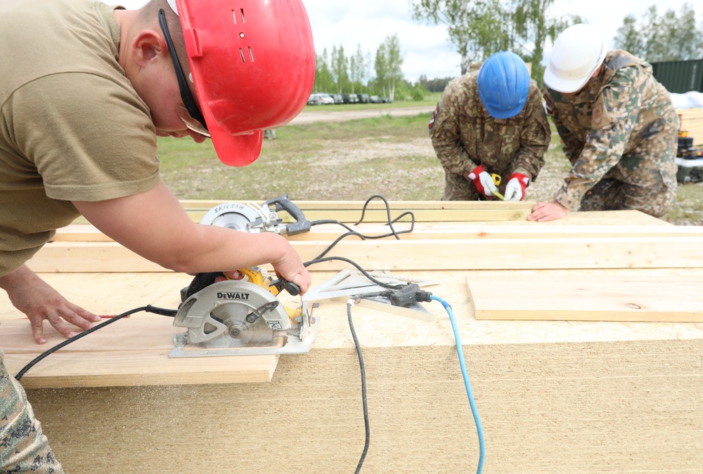 SWA Hut Construction - BALTOPS25
