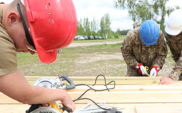 SWA Hut Construction - BALTOPS25