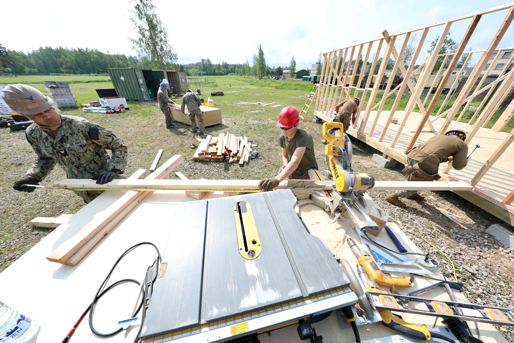 SWA Hut Construction - BALTOPS25