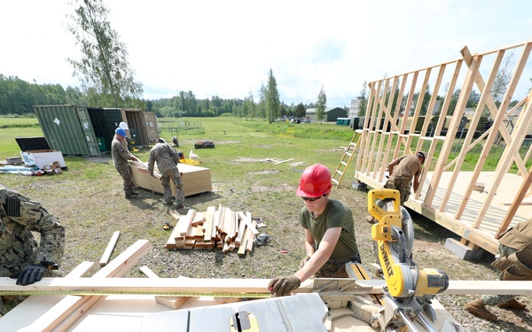 SWA Hut Construction - BALTOPS25