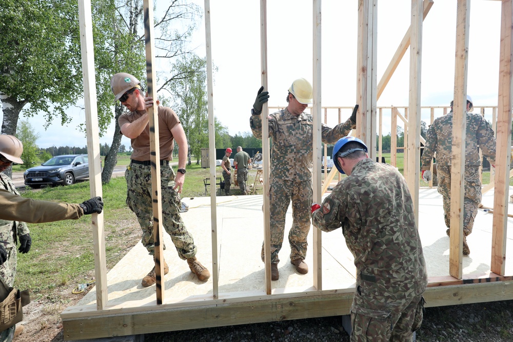 SWA Hut Construction - BALTOPS25
