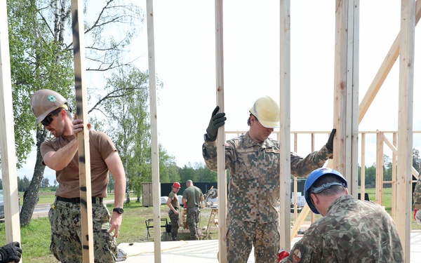 SWA Hut Construction - BALTOPS25