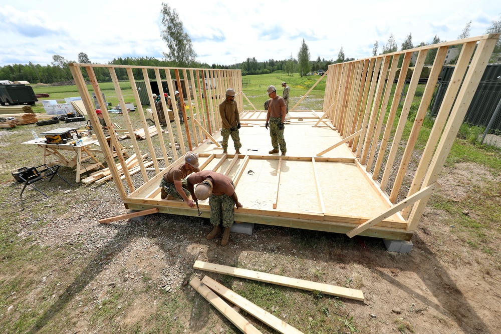 SWA Hut Construction - BALTOPS25