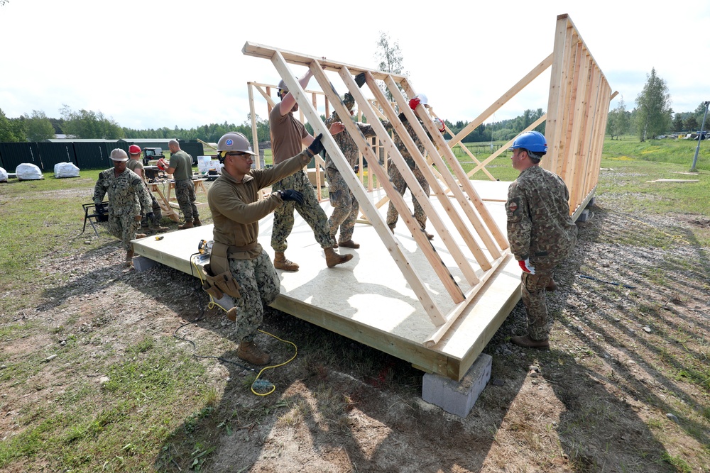 SWA Hut Construction - BALTOPS25