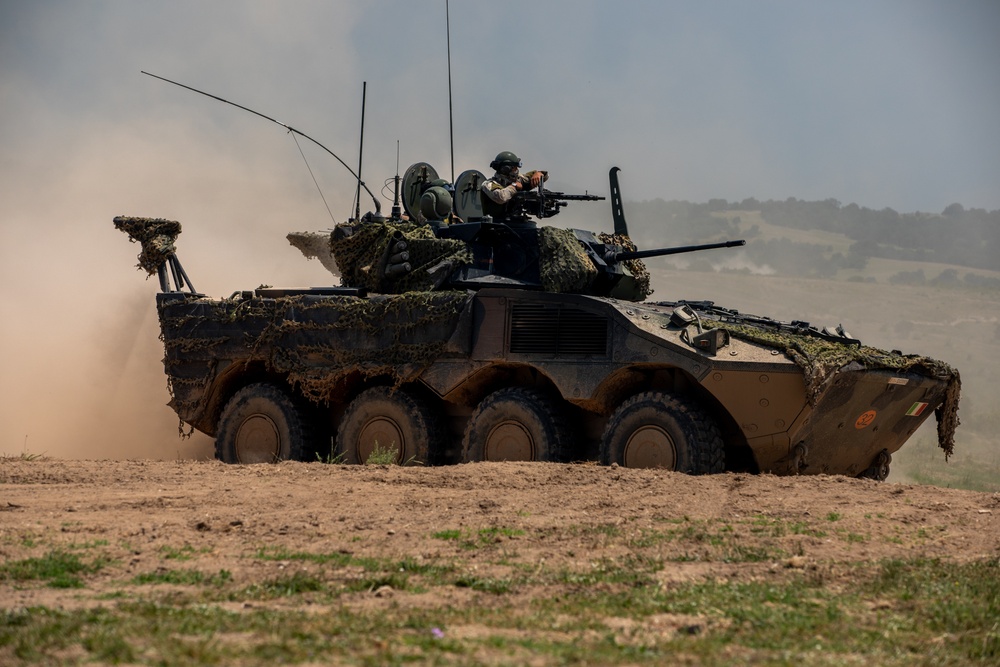 Combined Arms Live-Fire Exercise during Balkan Sentinel
