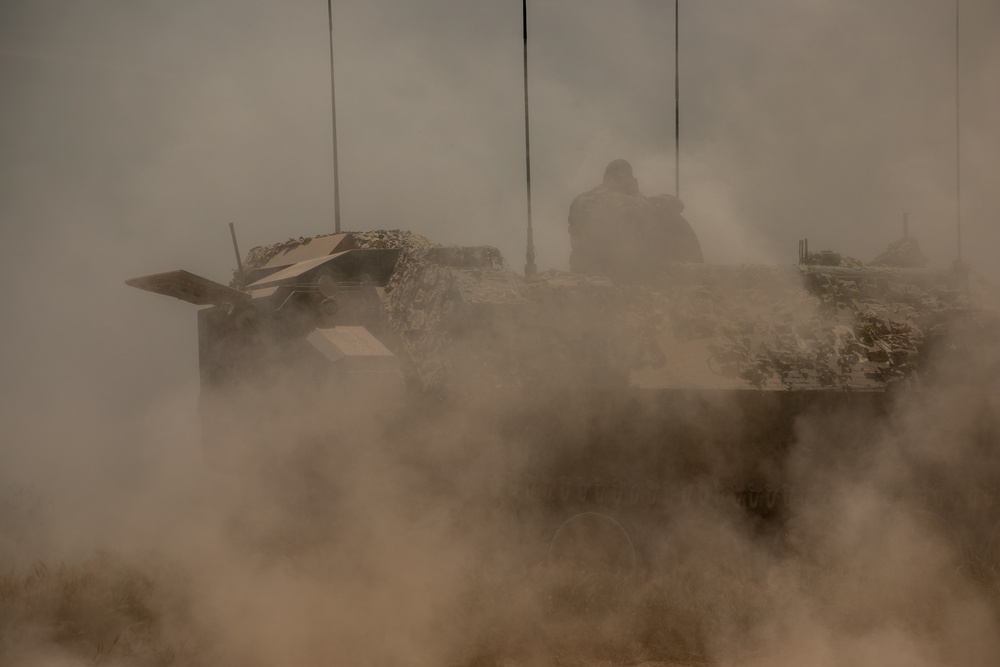 Combined Arms Live-Fire Exercise during Balkan Sentinel