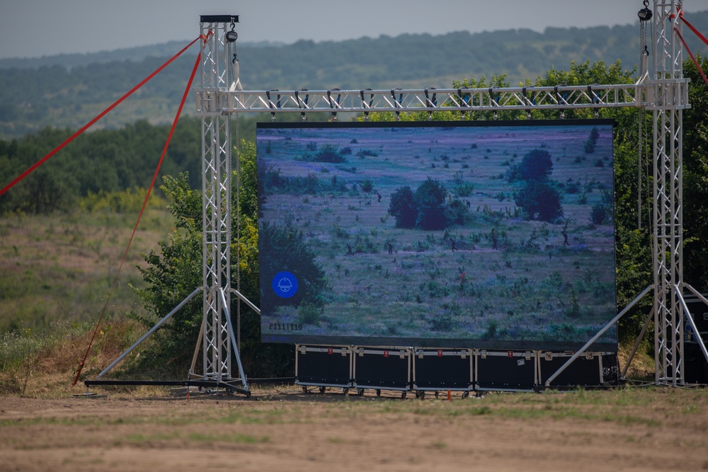 Combined Arms Live-Fire Exercise during Balkan Sentinel