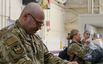 Readiness take center stage with Airmen navigating personnel deployment function line during exercise