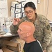 General receives head wound from pastry chef, medical training ensues