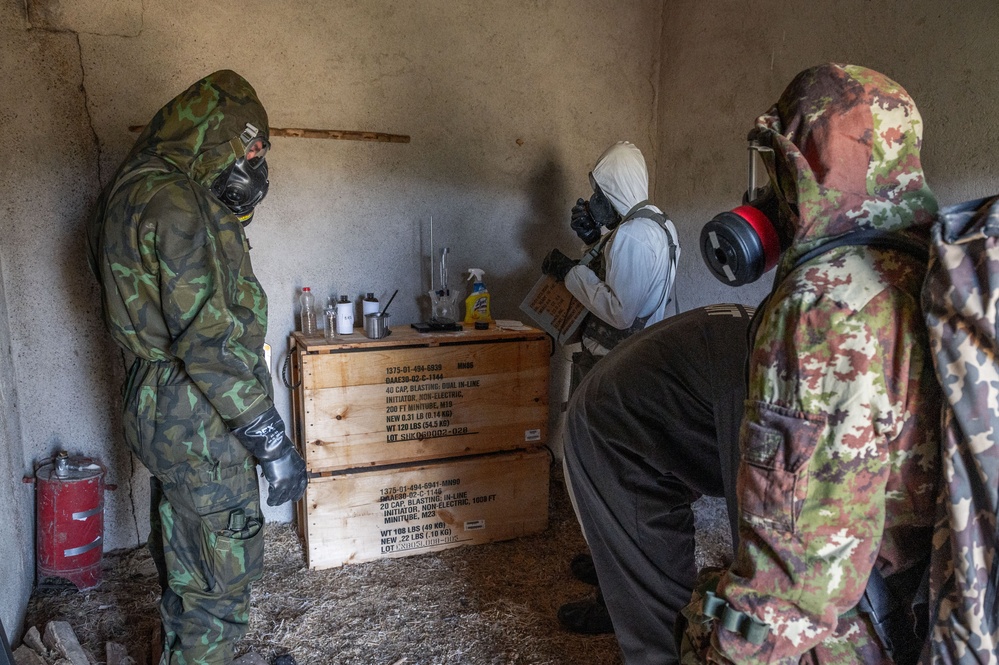 Alabama National Guard CBRN Unit Conducts Collaborative Training with NATO Allies and Partners.