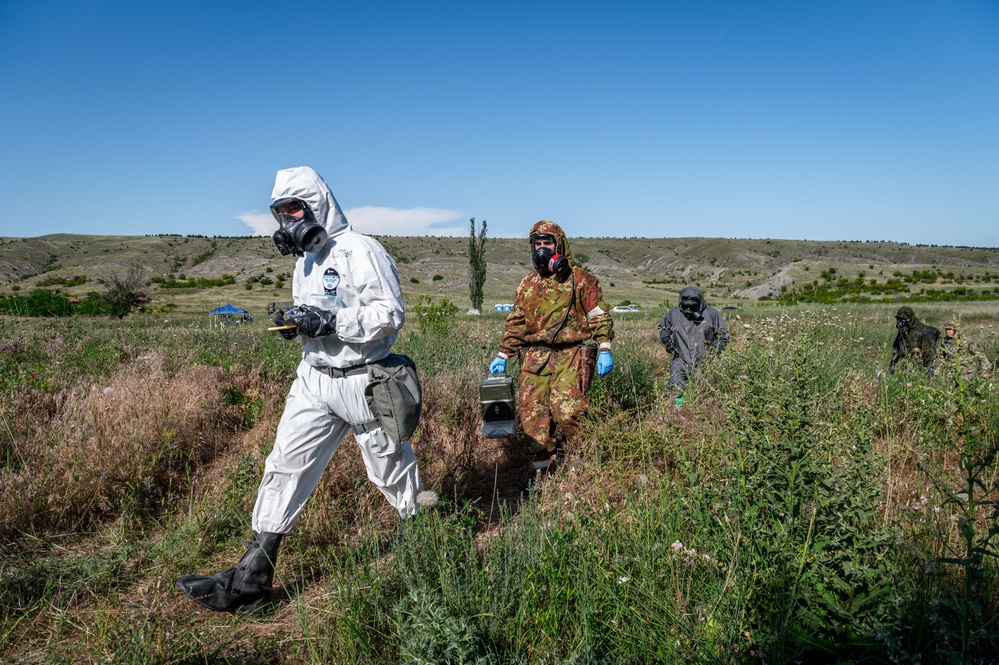 Alabama National Guard CBRN Unit Conducts Collaborative Training with NATO Allies and Partners.