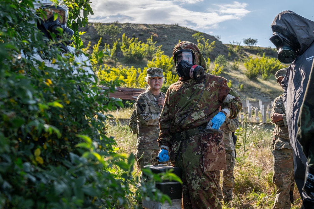Alabama National Guard CBRN Unit Conducts Collaborative Training with NATO Allies and Partners.