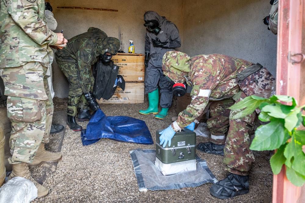 Alabama National Guard CBRN Unit Conducts Collaborative Training with NATO Allies and Partners.
