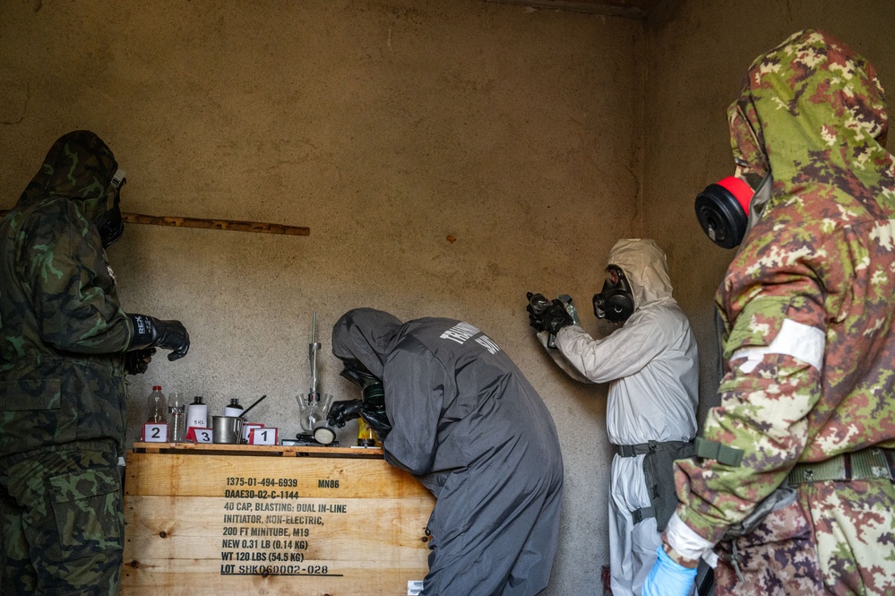 Alabama National Guard CBRN Unit Conducts Collaborative Training with NATO Allies and Partners.
