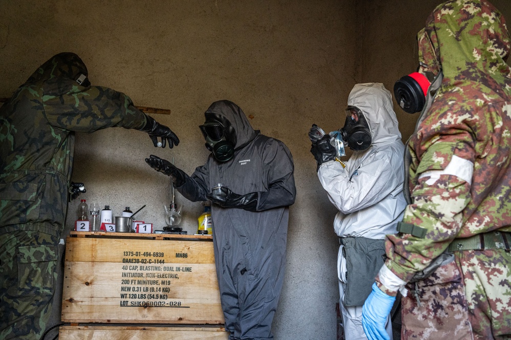 Alabama National Guard CBRN Unit Conducts Collaborative Training with NATO Allies and Partners.