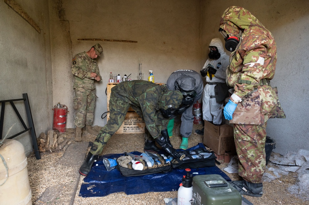 Alabama National Guard CBRN Unit Conducts Collaborative Training with NATO Allies and Partners.