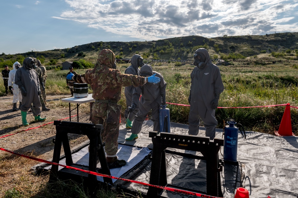 Alabama National Guard CBRN Unit Conducts Collaborative Training with NATO Allies and Partners.