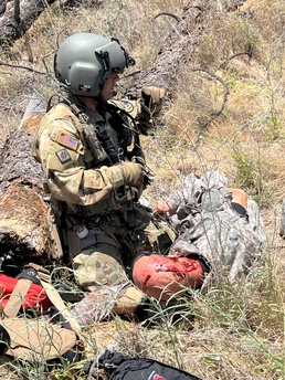 General receives head wound from pastry chef, medical training ensues