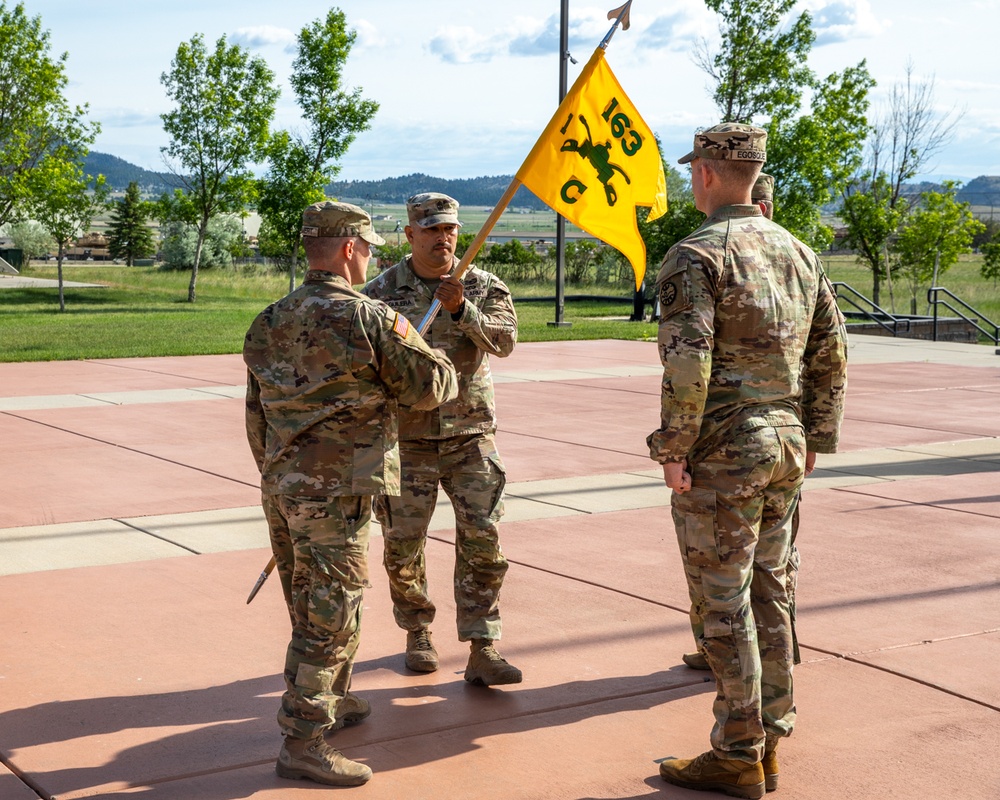 Charlie Co 1-163rd Change of Responsibility