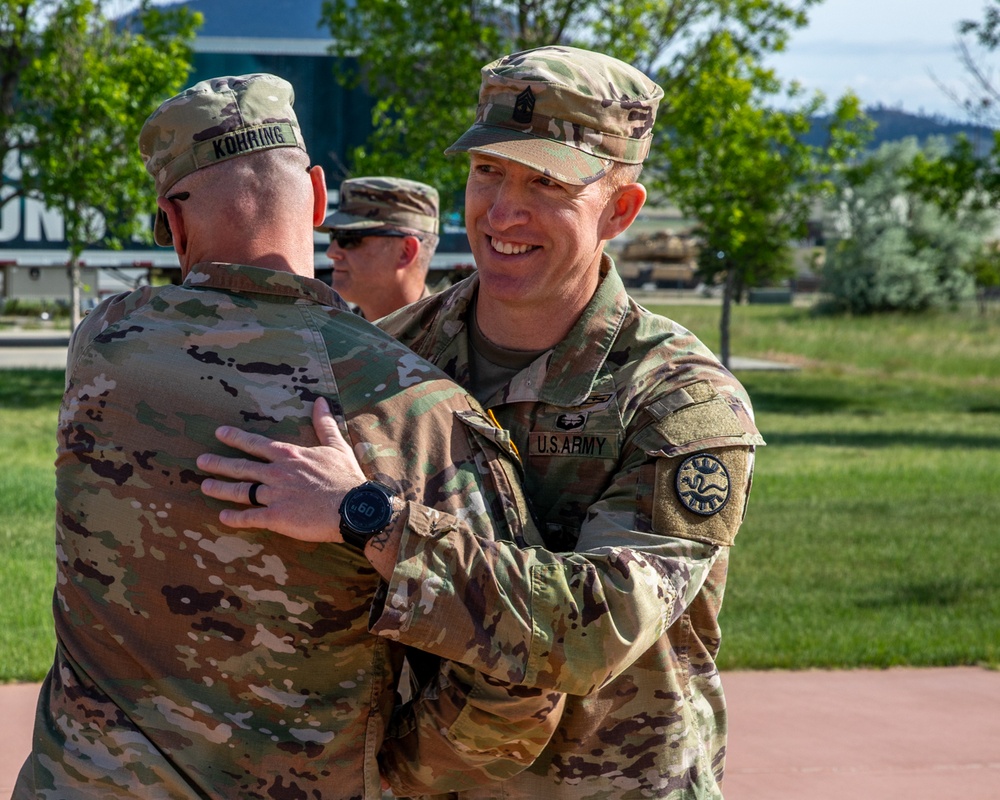 Charlie Co 1-163rd Change of Responsibility