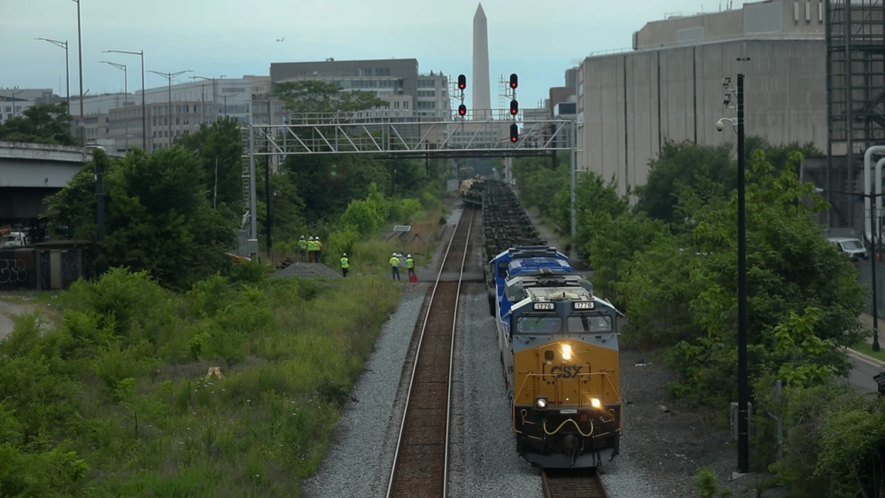 U.S. Army equipment arrives in Washington D.C. for 250th Birthday