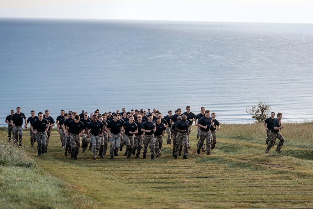 Defense Secretary, 75th Ranger Regiment Run in D-Day Tribute