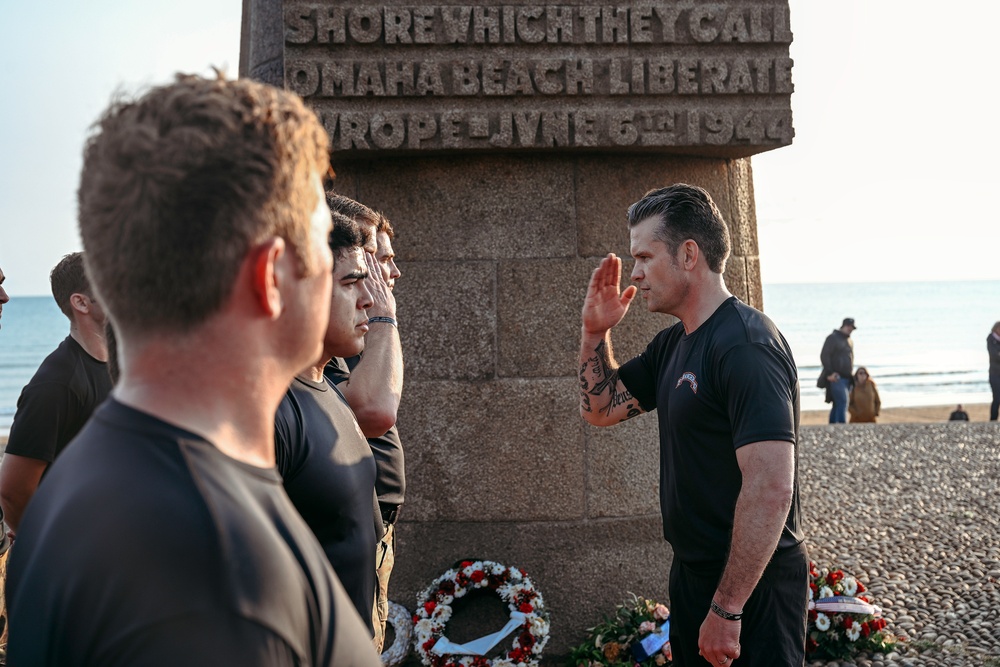 DVIDS - Images - Defense Secretary, 75th Ranger Regiment Run in D-Day ...