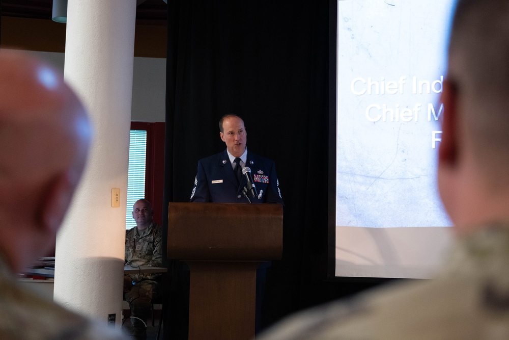 181st Intelligence Wing Inducts Chief Master Sgt. Tryon