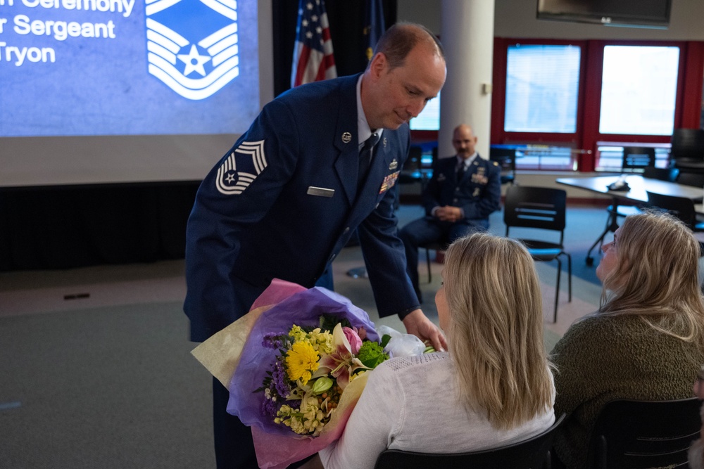 181st Intelligence Wing Inducts Chief Master Sgt. Tryon