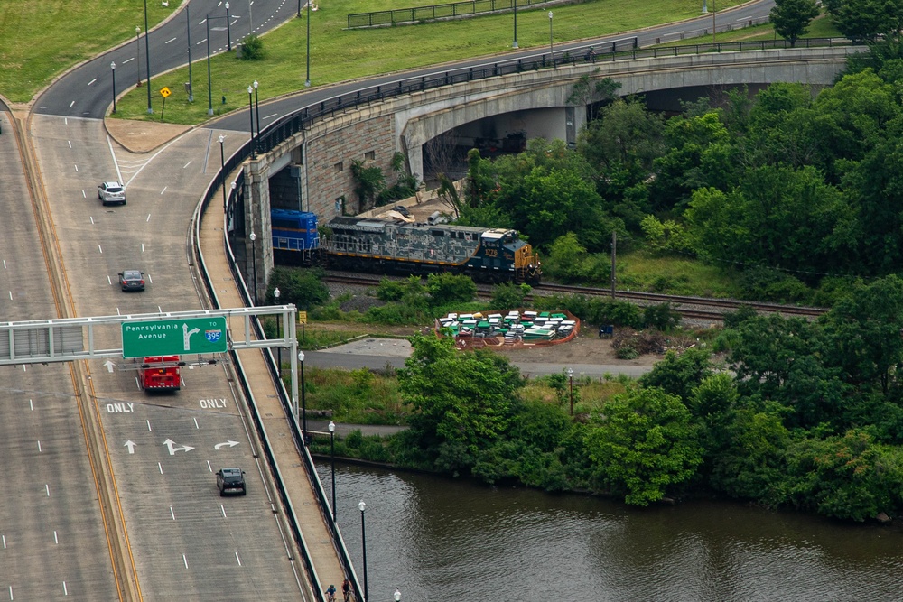 U.S. Army equipment arrives in Washington D.C. for 250th Birthday
